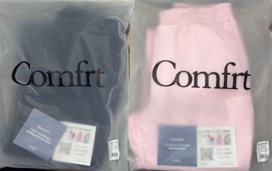 Comfrt Sweatpants Bundle – Pink Small + Navy XS – Brand New Sealed