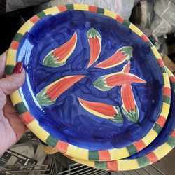 Dinner Plates Chili Design