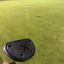 Scotty Cameron red X putter and cobra Radspeed one length