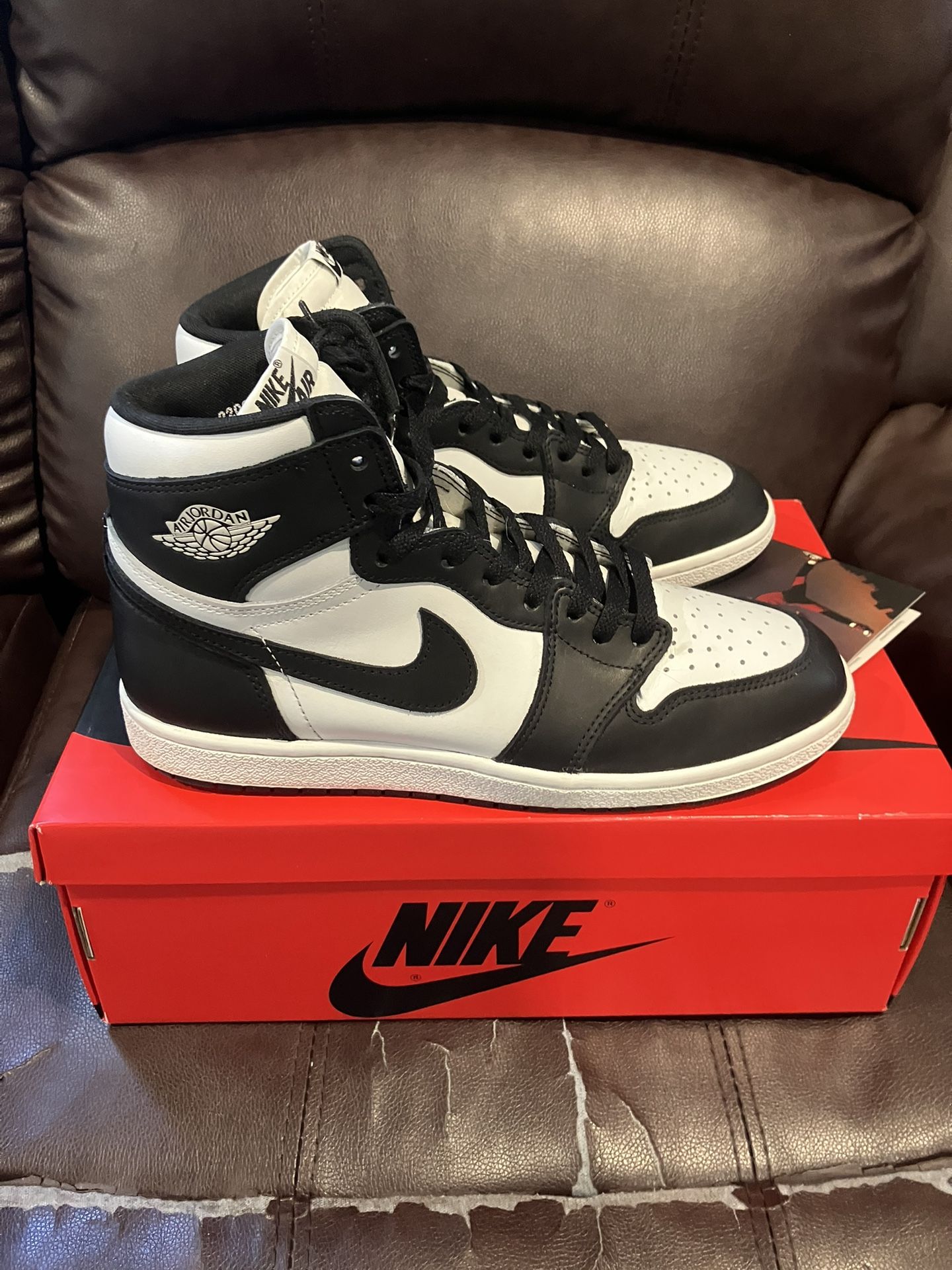 Nike Air Jordan 1 Retro High 85 Black White Size 10.5