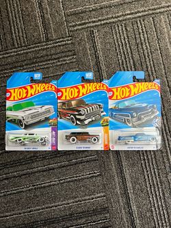 Hot Wheels White Wall Bundle – Brand New | 3 Cars