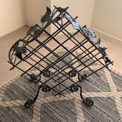 Custom Wine Iron Rack