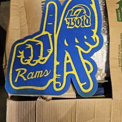 Rams Foam Finger-stadium Giveaway