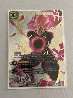 Dragon ball super masters  : SS Rose Goku Black, Unison of Extermination (Gold Stamped)