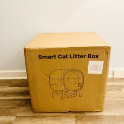 LOVMOR Automatic Smart Cat Litter Box Large Capacity Self-Cleaning Litter Box with Infrared/Gravity/Ambient Light Function  Brand New In Box