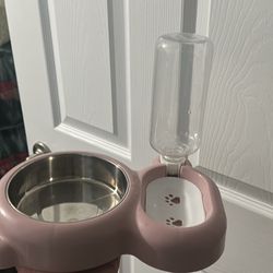 Cat Bowl & Water Dispenser 