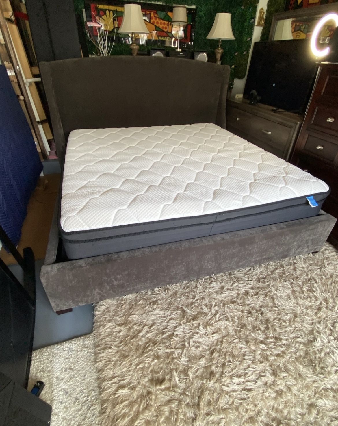 King Bed Frame And Mattress