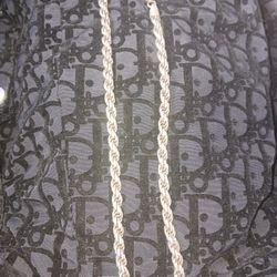 Real 925 Silver Rope Chain 