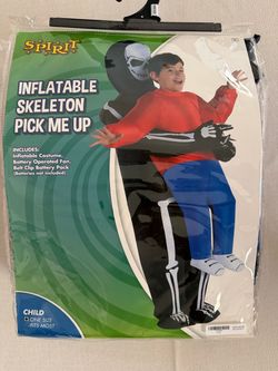 Spirit Inflatable Skeleton Pick Me Up Child Costume