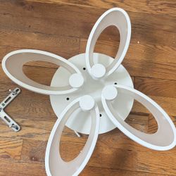 Modern LED Ceiling Light 21.6'' Dimmable LED Chandelier