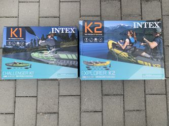 Intex kayaks intex challenger K1 and explorer K2
