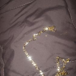 13 Inch Gold Chain 9-10k... 1.5 mm 