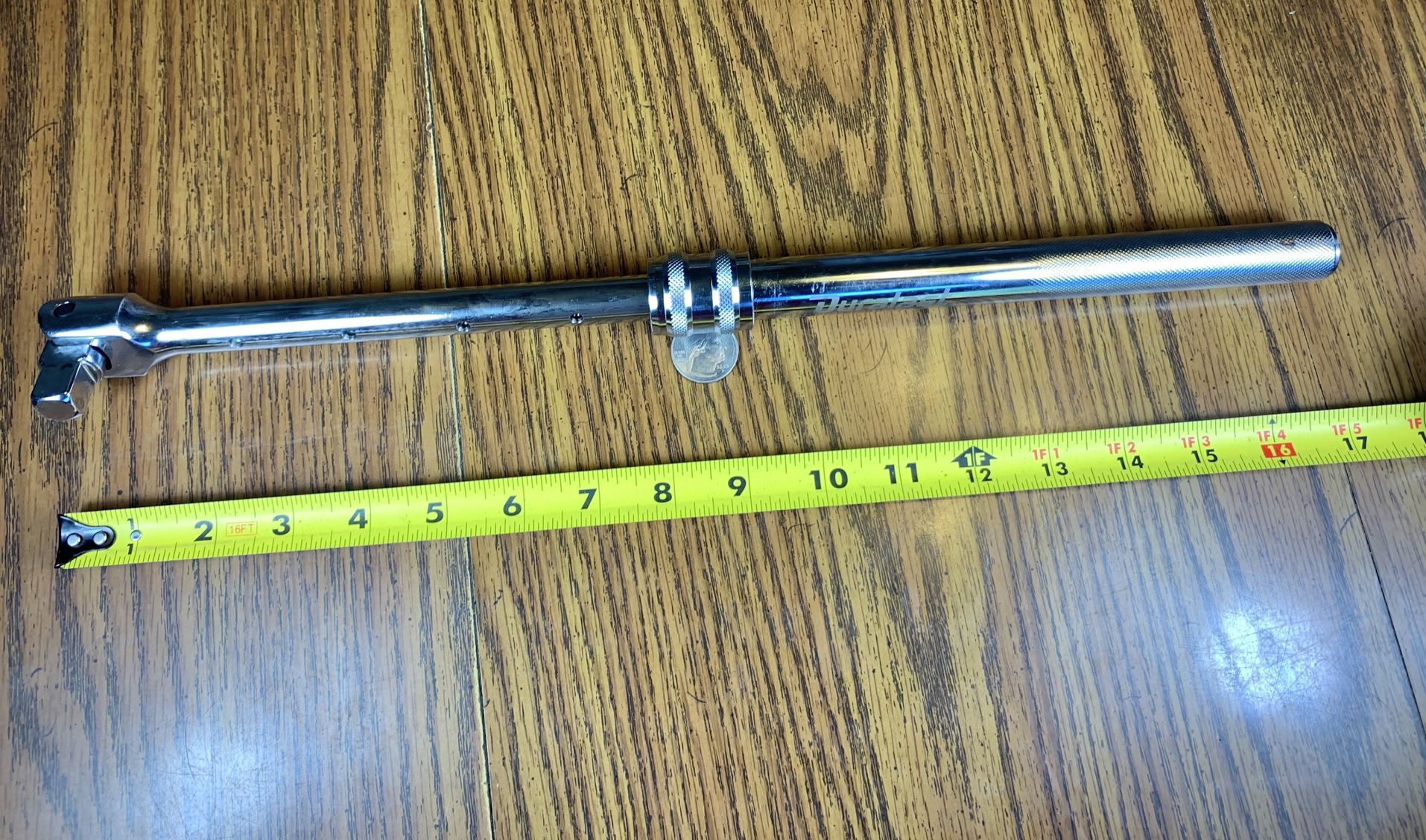 Duralast 1/2” Drive Socket Wrench, Sliding Adjust 11” To 17” Breaker Bar 51-213