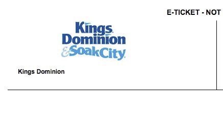 THREE KINGS DOMINION TICETS