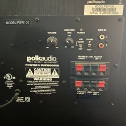 Polkaudio Subwoofer 