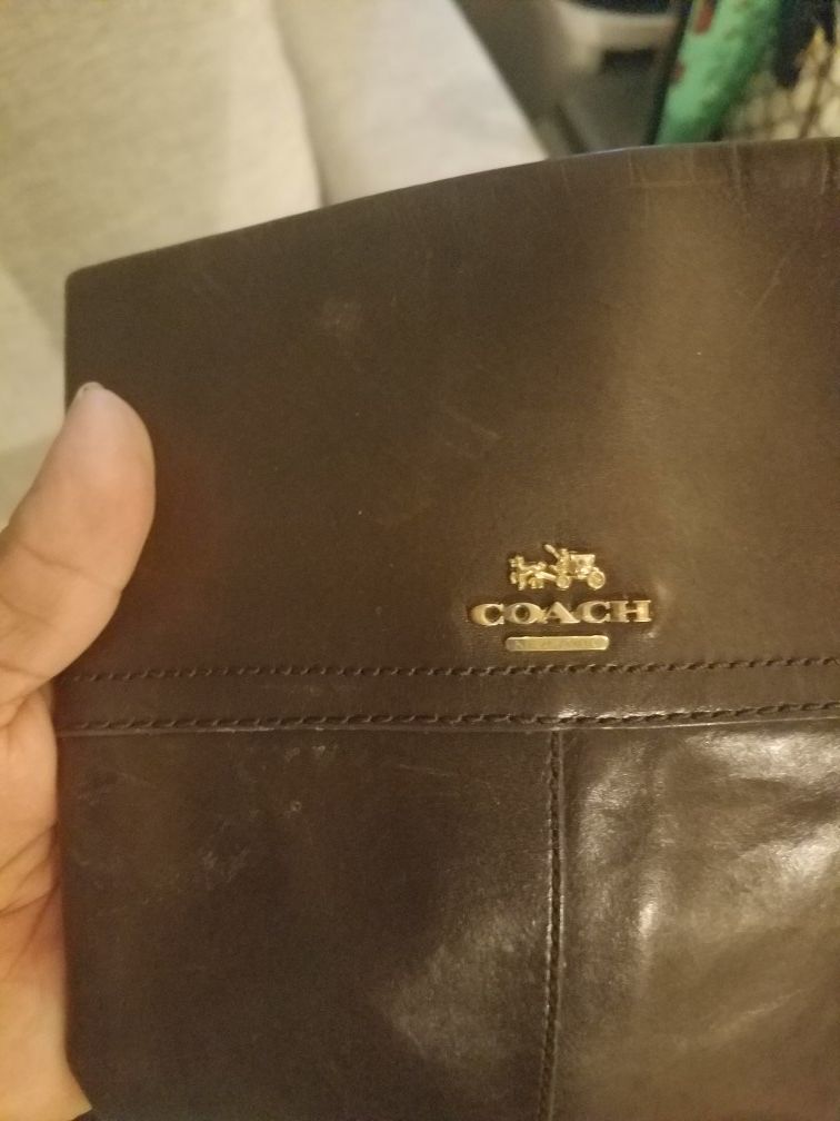 New lthr coach boots sz8