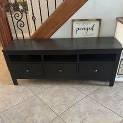Television Table With Three Drawers