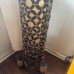 Vintage cylinder floor lamp 