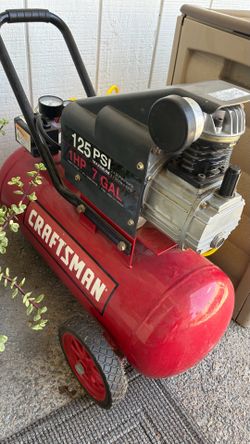 Craftsman 125 psi 7 gallon one horsepower air compressor
