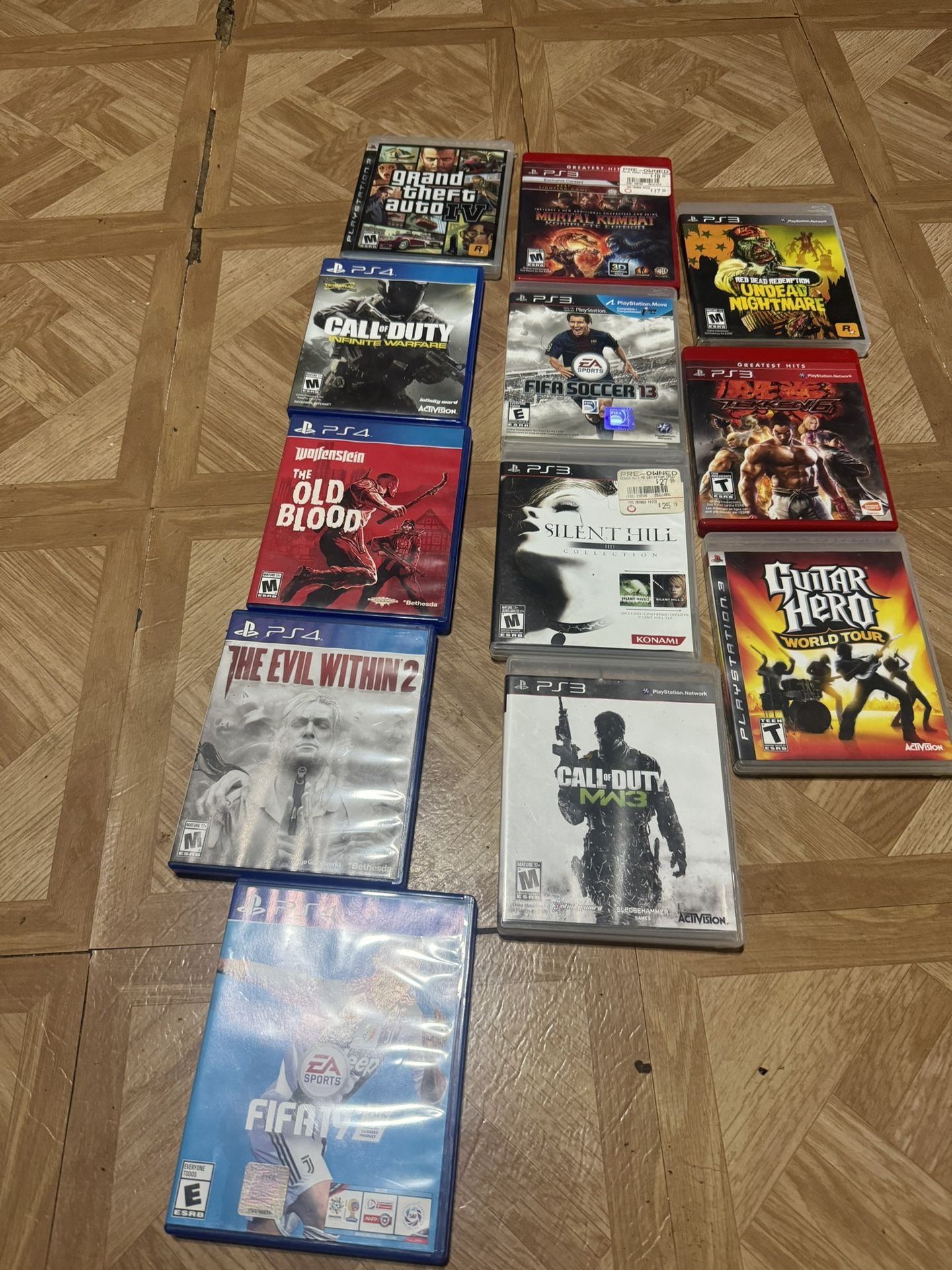 Ps3 And Ps4 Games, Sell All Together.