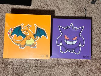 Over 4ft Tall Pokemon X Target 30th anniversary Life Size Charizard and Gengar Puzzle 151 Pieces