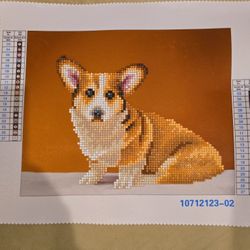 Corgi Diamond Art
