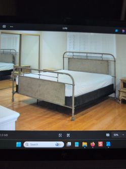 King bed and mattress
