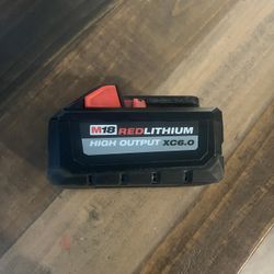 Milwaukee M18 High output 6Ah Battery