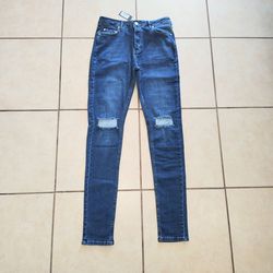 Mens Denim Ripped Skinny Jeans