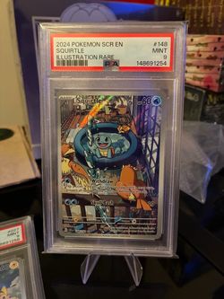 Squirtle #148 stellar crown  PSA 9