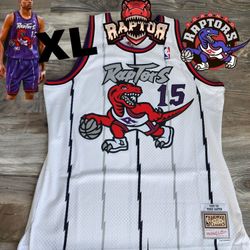 Toronto Raptors Vince Carter 15 Mitchell And Ness Swingman HWC 98 99 Jersey 