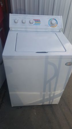 Washer, Whirlpool extra large capacity, old school top-load
