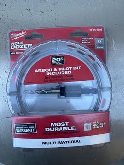 milwaukee hole dozer 6inches