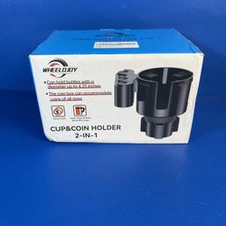 Wheelojoy Cup And Coin Holder 2- In -1