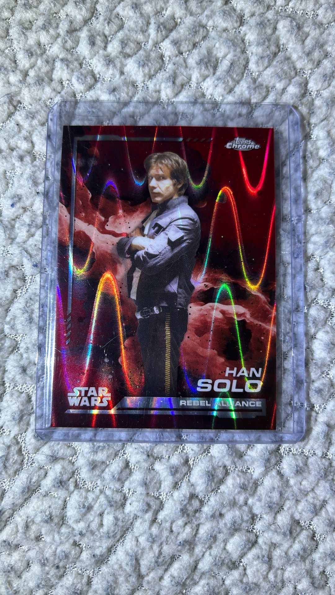 Topps Chrome Red Wave Han Solo