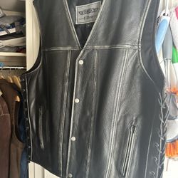 Leather Vest