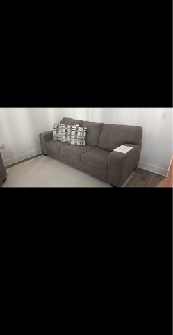 Two Grey Couches