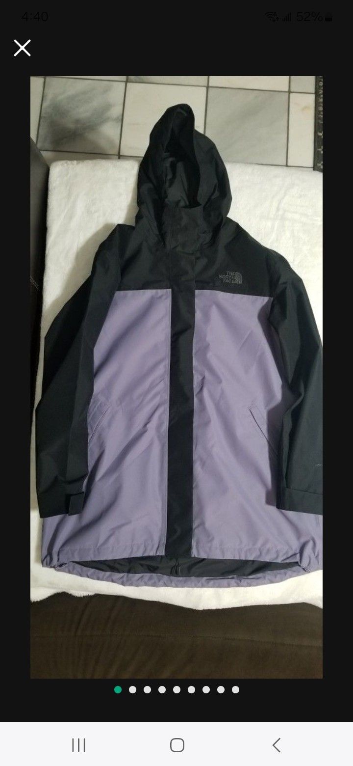 New The North Face Voyage Midi Hooded Long Jacket 