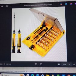 45 In One Mini Screwdriver And Precision Set Was Extension Shaft And Tweezers