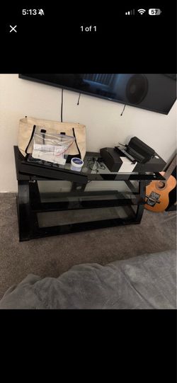 Glass TV Stand