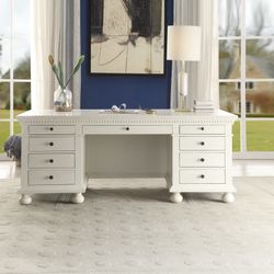 Brand New Cream Executive Desk