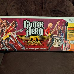Aerosmith guitar hero for Wii, Metallica and AC/DC