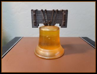 Avon Liberty Bell Decanter 1970's Full 5 Oz After Shave