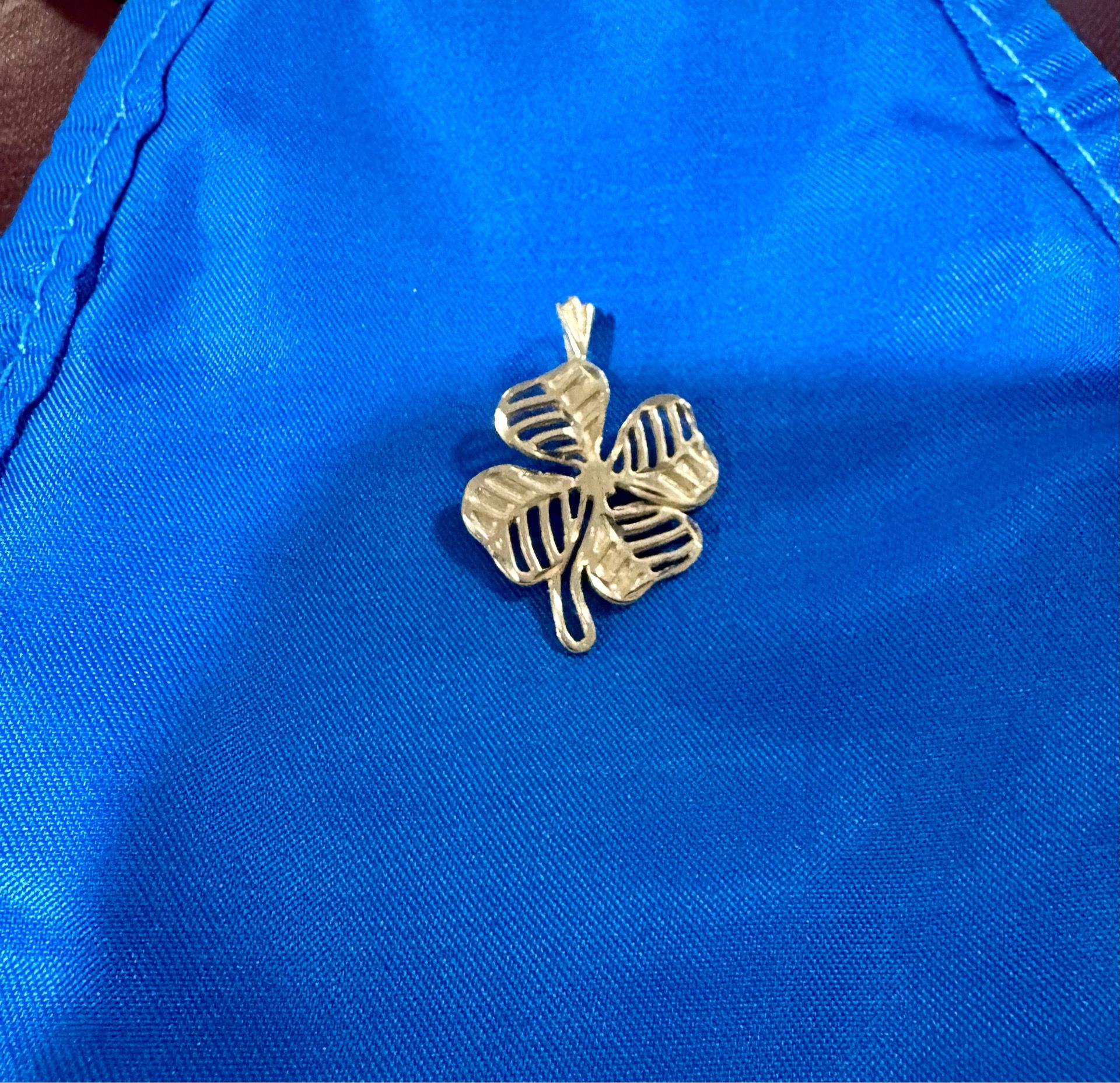 Gold 14K Clover Charm