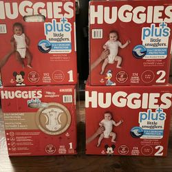 Brand New Boxes Of Diapers