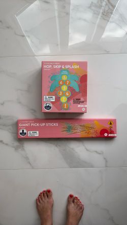 Hop, Skip, Splash & Giant Pick-up Sticks