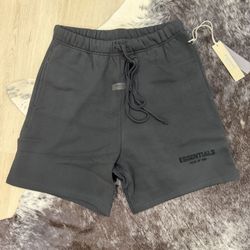 S Essentials Black Shorts
