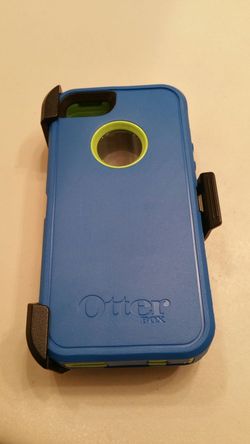IPhone 5/5S OtterBox - Blue/Lime