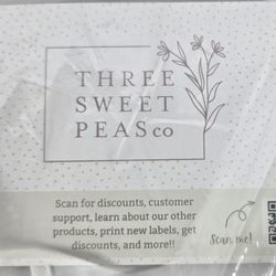 New Three Sweet Peas - Weekly Clothing Organizer