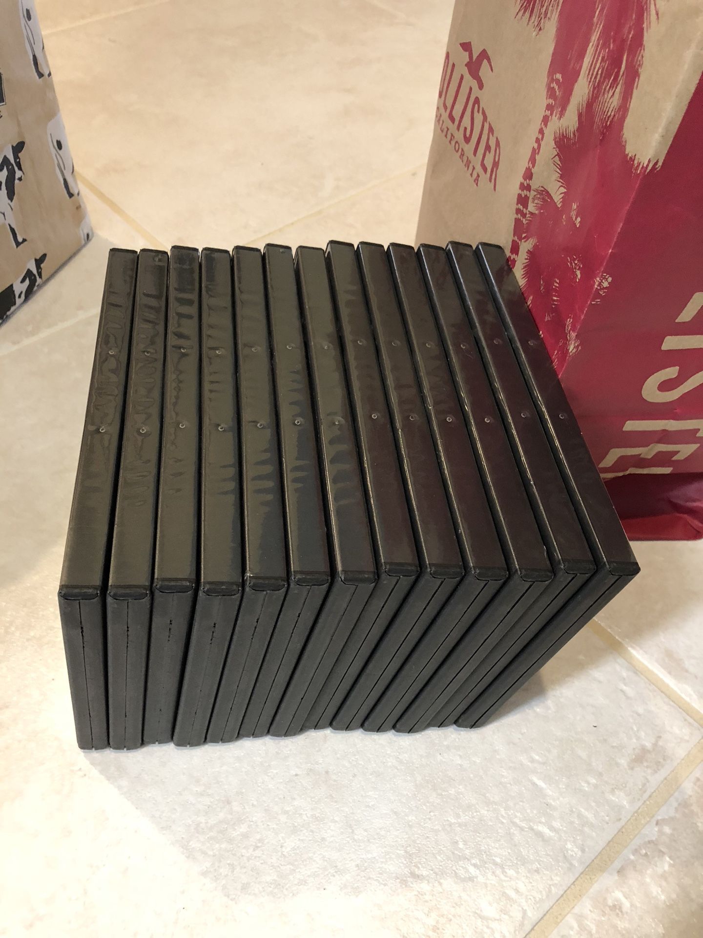 25 DVD cases